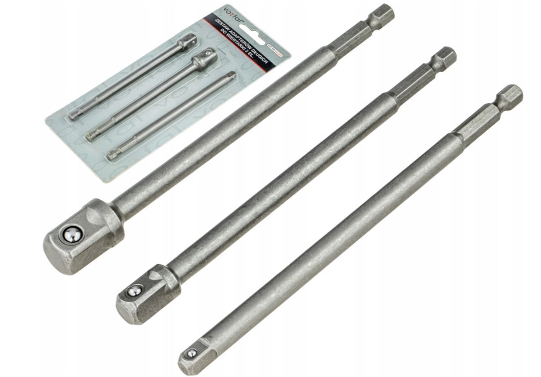 Yuegu Akkuschrauber Stecknuss Adapter Steckschlüssel Nuss Set 3-teilig