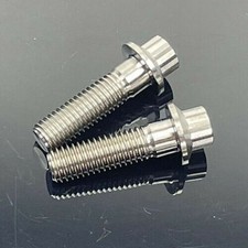 36mm Titanium M10 Front Brake Caliper Bolts for Harley 16-Later Softail