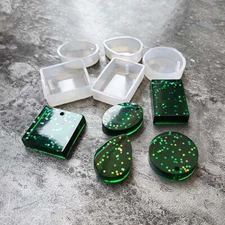 5pcs DIY Silicone Mould Resin Decor Craft Jewelry Making Mold Epoxy Resin Molds