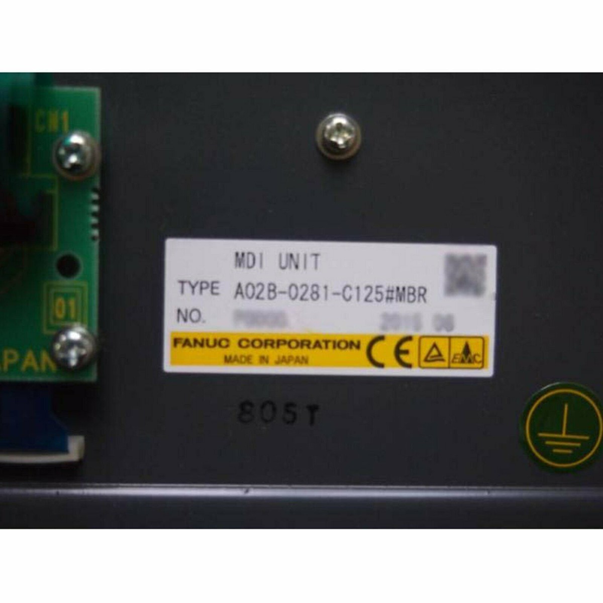 Used Fanuc A02B-0281-C125#MBR Operator Panel Tested Free shipping 