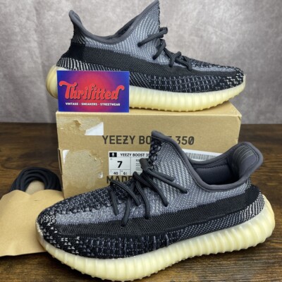 Adidas Yeezy Boost 350 V2 Low Carbon Size 8W FZ5000 Black Grey Kanye West  Men 194816628142|