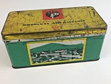Vintage Auermetall Lighter Flints Advertising Tin Box Austria