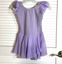 Arshiner Purple Ballet Dance Dress Tutu Skirted Leotard Girls Sz 8-9 Yrs NWT