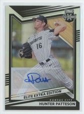 2022 Panini Elite Extra Edition Signatures Hunter Patteson Auto Kansas City