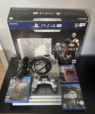Sony PlayStation 4 Pro Limited Edition 1TB Home Console - Leviathan Gray