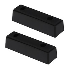 2x Rubber Bump Stop Buffer Bumper Truck Trailer Heavy Door Anti-Collision Block