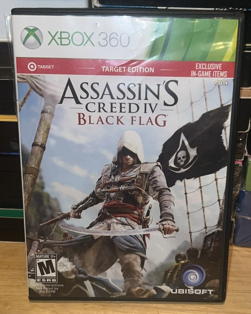 ASSASSIN CREED IV BLACK FLAG XBOX 360 TARGET EDITION (NO MANUAL, DISC 2 ONLY!)