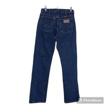 Wrangler Jeans Women's 11x32 Straight Blue Denim VTG Workwear Mom Cowgirl USA