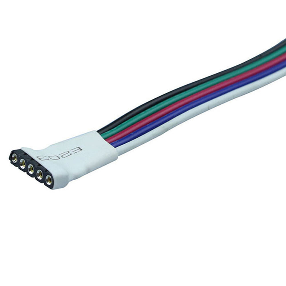 Lyyt RGBW L-förmige 5-polige Steckverbinder – Für 90° Winkel Oder Verlängerung Bei 12 Mm LED-Streifen, 5 Stück Lyyt RGBW L-förmige 5-polige Steckverbinder – Für 90° Winkel Oder Verlängerung Bei 12 Mm LED-Streifen, 5 Stück