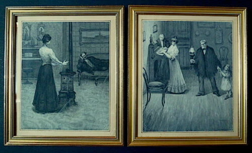 Peintures et émaux du XIXe siècle et avant aquarelles signées en impressionnisme
