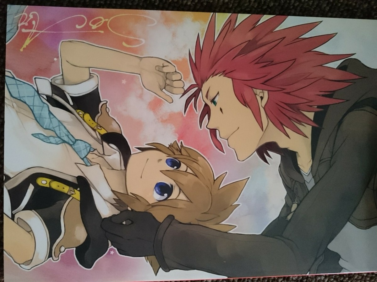 KINGDOM HEARTS doujinshi Axel X Sora (B5 52pages) tarezou KH SOAR