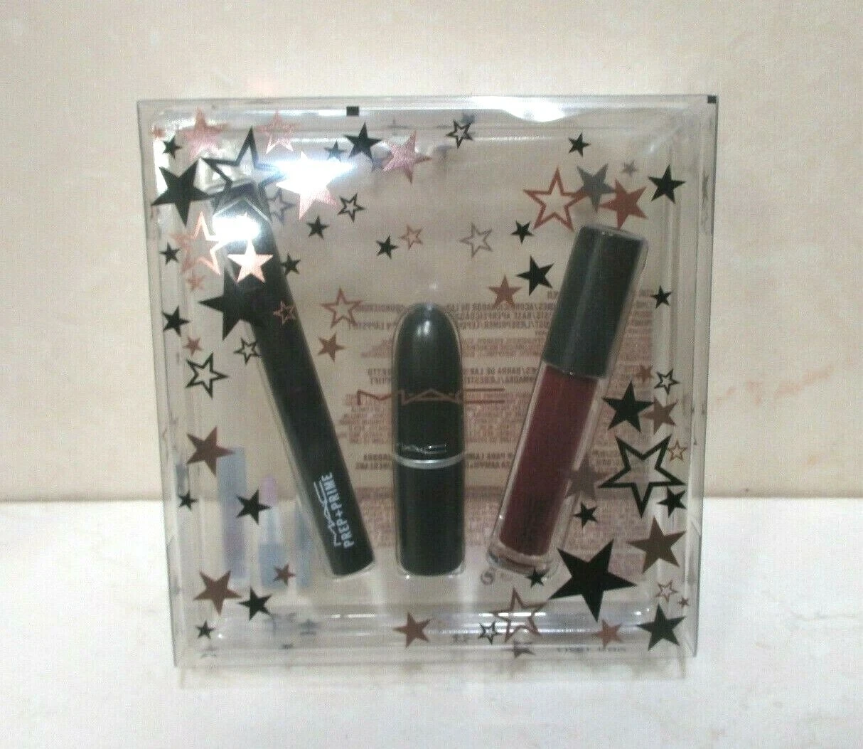 MAC STARS OF THE PARTY KIT: RED ~ 3 PIECE KIT NEW