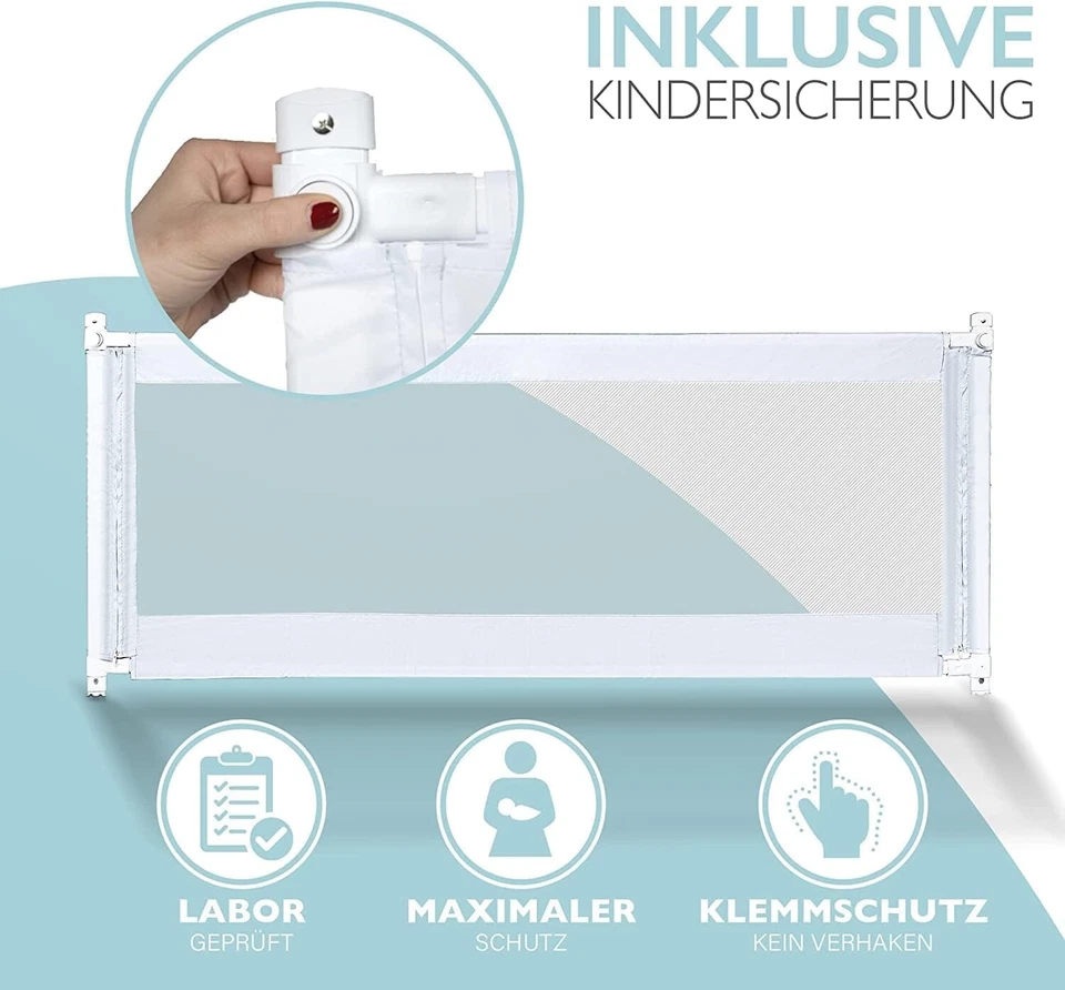 Fall Protection For Children Bed Rail 70-90cm Bed Children Bed Parents F177 - Image 2 of 4