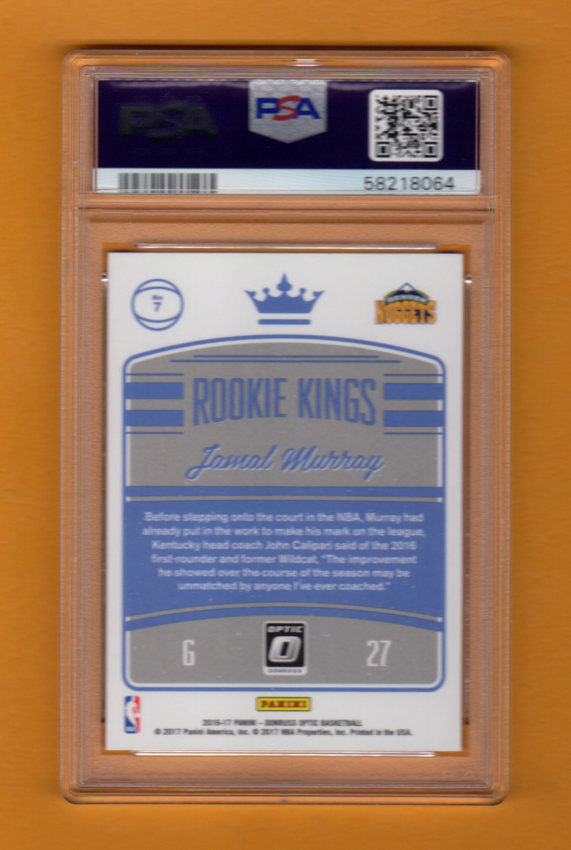 NBA カード Jamal Murray 2016-17 Donruss RC PSA 10