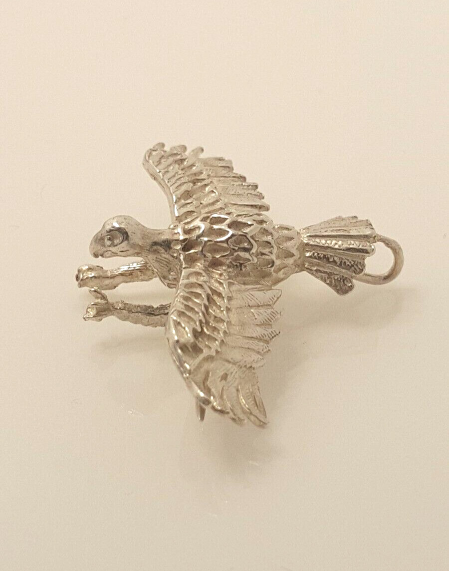 Gorgeous Solid Flying Eagle Design Brooch cum Pen… - image 17