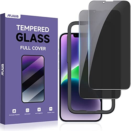 Privacy Screen Protector for for iPhone 13/13 Pro/14-6.1 Inch Privacy 2-Pack