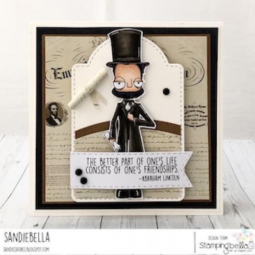New Stamping Bella Rubber Stamp ODDBALL ABE ABRAHAM SET cling | eBay