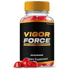 Vigor Force Gummies Supplement, Max Strength, VigorForce Energy Boost (1 Pack)
