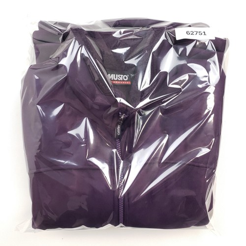 Musto Faux Suede Womens Jacket Size 12 14 Medium Purple Fleece Sherpa Thick Warm - Picture 15 of 16