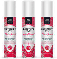 Summers Eve Feminine Deodorant Freshening Spray Blissful Escape 2 FL OZ Pack