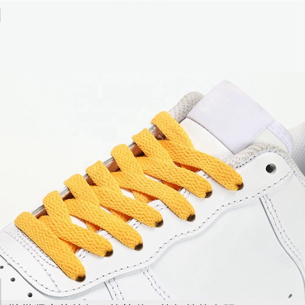 Flat Coloured Shoe Laces 20 Colours Shoelaces Football Boots Trainer