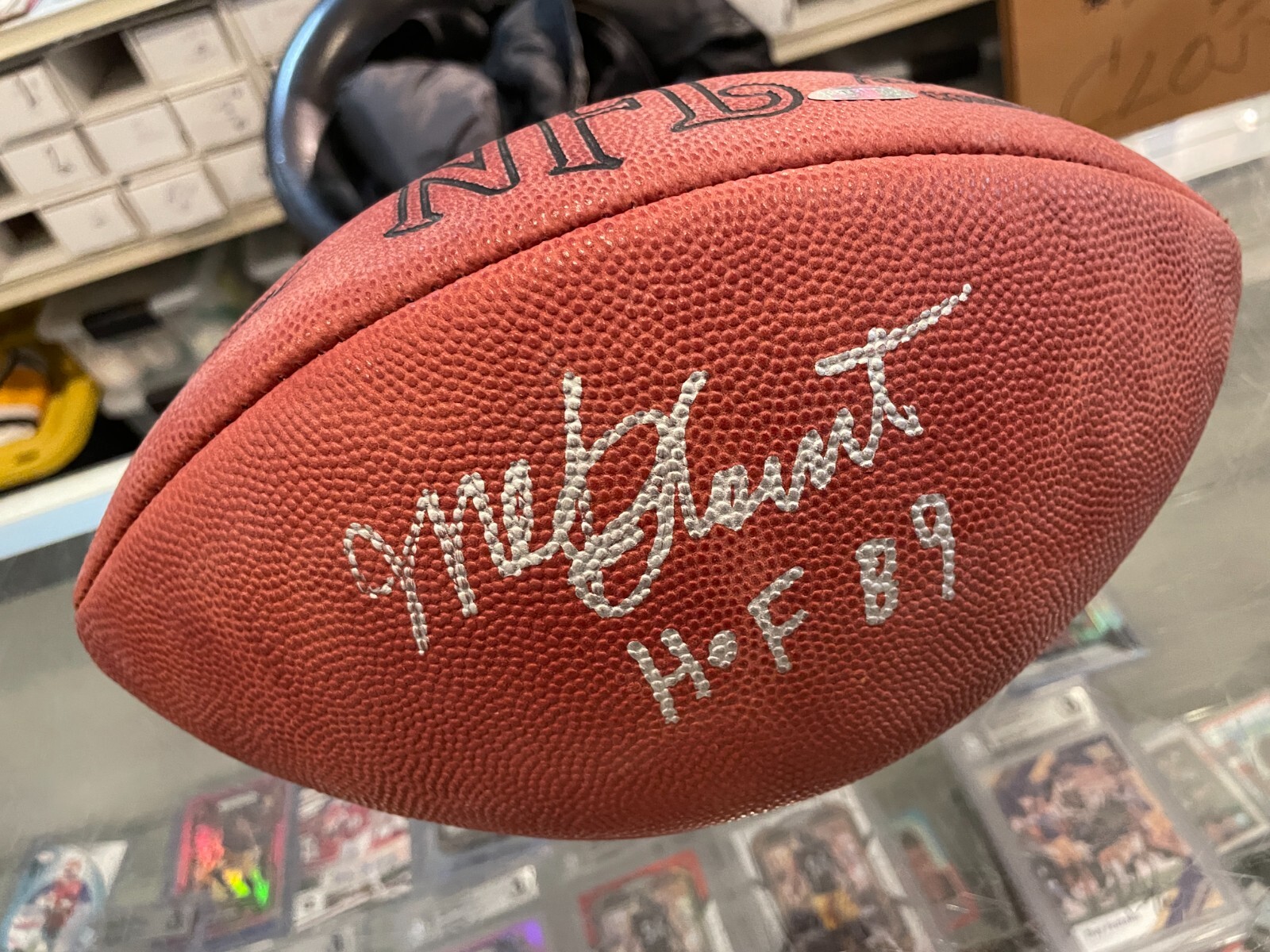 MEL BLOUNT PITTSBURGH STEELERS SIGNED OFFICIAL NFL FOOTBALL STEINER 