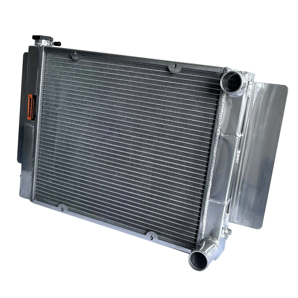 Radiator SPAWON For Mazda RX7 RX5 RX4 RX3 RX2 S1 S2 None Pipe 1975-1983 3Row MT - image 2 of 4