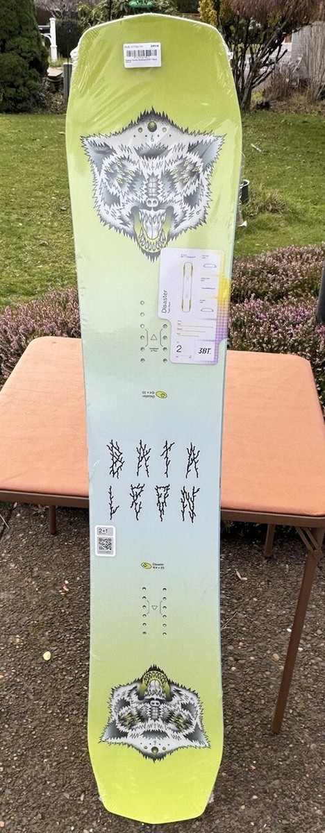 Bataleon Disaster Snowboard 2024/25 Yellow 154 x 25 | eBay