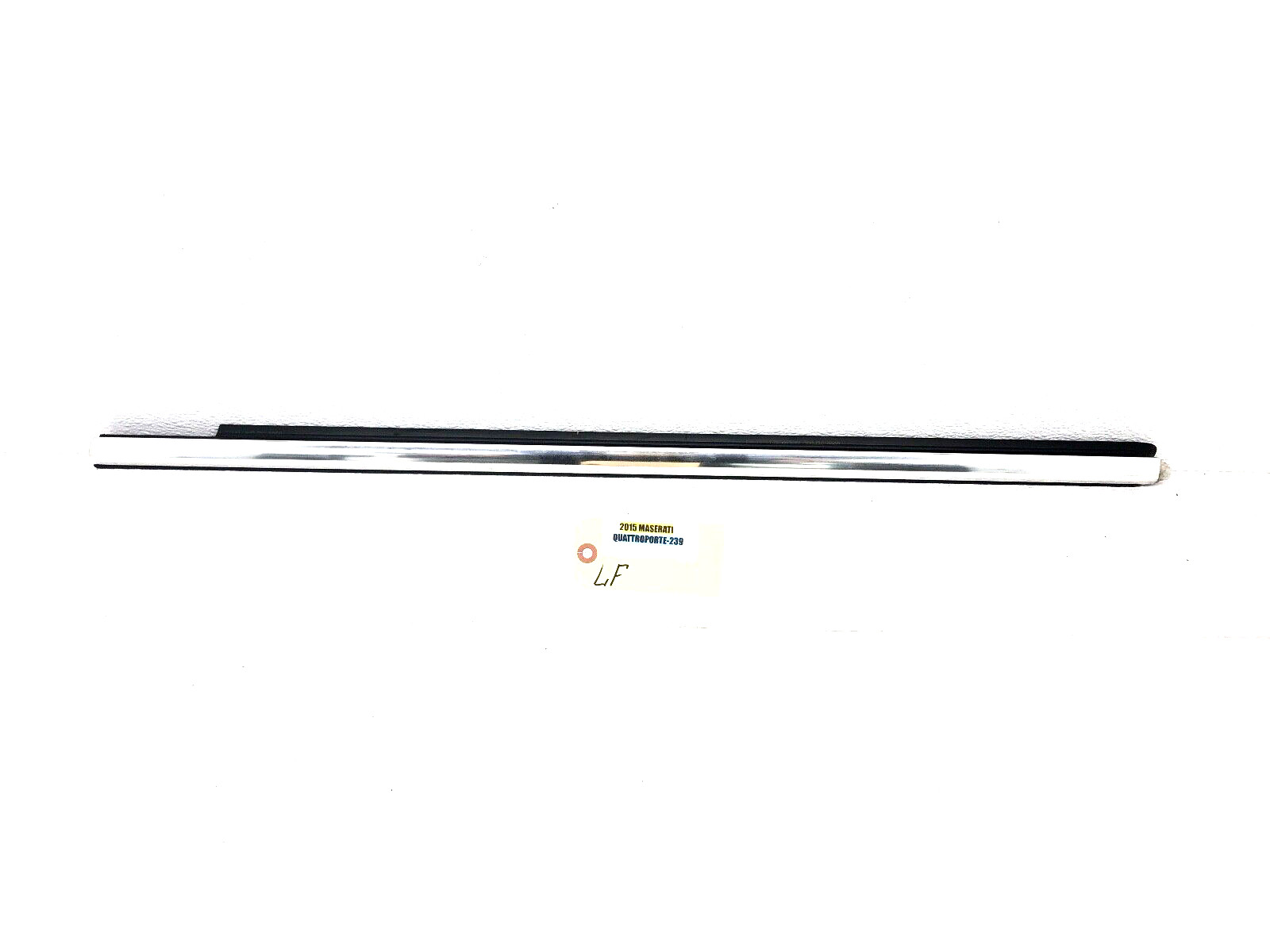 2014-2020 MASERATI QUATTROPORTE LEFT DRIVER FRONT DOOR WINDOW BELT MOLDING OEM.