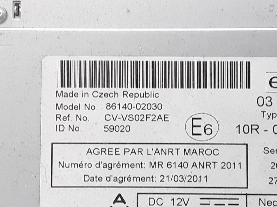 Toyota AURIS 2013- Radio Autoradio 8614002030 - Bild 3 von 4