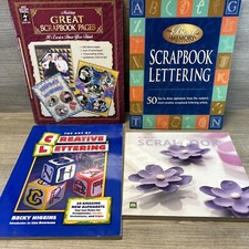 Lot Of 4 Scrapbook/Crafting Books