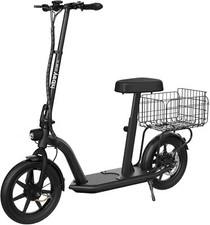 Hiboy Electric Scooter Adults 31Mi 22MPH Foldable with Seat Basket UL-Certified