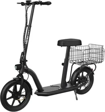 Hiboy Electric Scooter Adults 31Mi 22MPH Foldable with Seat Basket UL-Certified