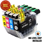 4pk LC401 LC-401 Ink Cartridges for Brother MFC-J1010DW MFC-J1012DW MFC-J1170DW