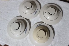 Lot Of 4 Notifier NP-100 Photoelectric  Detector With  B710LP Base & Trim Ring