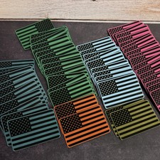 Tactical American Flag Patch Made in USA VELCRO Brand Fastener