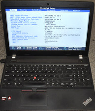 15.6" Lenovo ThinkPad E575 AMD PRO A6-9500B R5 12GB RAM 256GB SSD Win 10 Pro