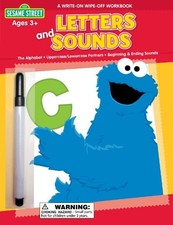 Sesame Street Letters  Sounds Write-On Wipe-Off Workbook 1 2 3 Sesame Street 