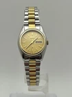 Seiko Women's Gold & Silver Tone Quartz Watch. New Crystal & Battery -  Nice