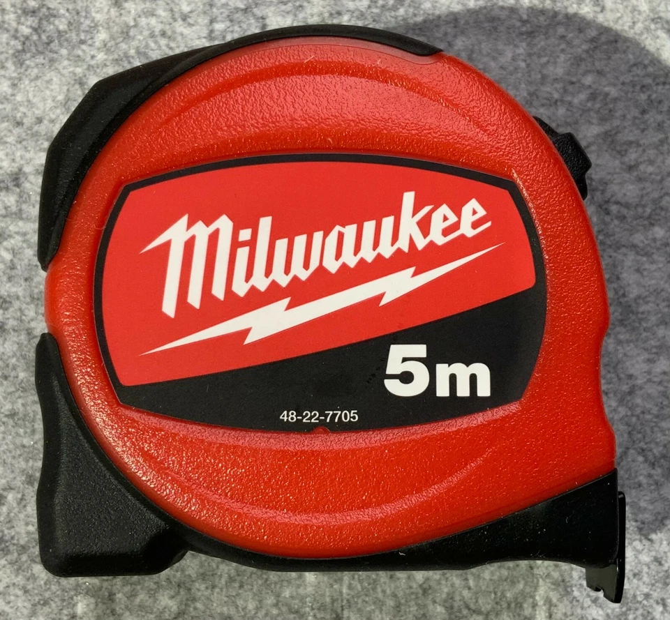 Milwaukee 5m x 19mm Cinta métrica compacta retráctil Hoja de metal métrica - Imagen 2 de 4