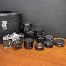 Pentax Spotmatic SP II Outfit – 3 Takumar Lenses + Pentax Presentation Case
