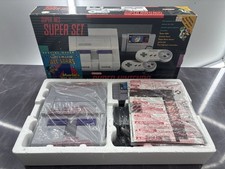 Super Nintendo SNES set In Box Matching Seria...