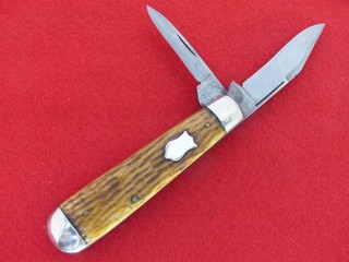Schatt & Morgan Gowanda USA 1950's vintage two blade jack knife
