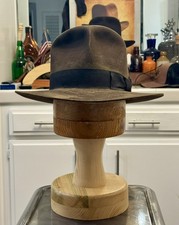INDIANA JONES FEDORA HEAVY-WEIGHT HAT - F G CUSTOMS WEATHERED OR NON-DISTRESSED