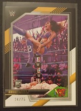WWE Amari Miller #91 2022 Rookie NXT 2.0 Black & Gold Parallel Card RC 34 of 75