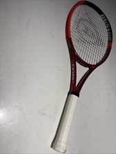 Dunlop CX 200 OS Grip 2 Red 4 1/4 Mint Used Authentic Strung Hybrid