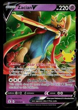 Carta Pokemon Celebrazioni Zacian V 016/025 V Rara