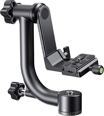 K&F CONCEPT 360 Degree Panoramic Gimbal Tripod Head Aluminum Alloy 44lbs Load