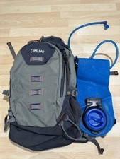 CAMELBAK Alpine Explorer Backpack 100 oz. Hydration Pack Black Grey Multi Pocket