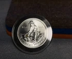(#102773) Engelhard 1984 1 oz silver round. American Prospector  BU (see video!)